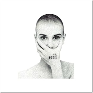 Sinead O'Connor Vintage Distressed Posters and Art